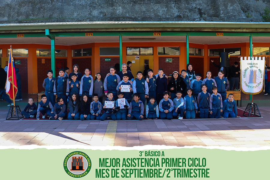  FELICITACIONES 3º BÁSICO A 