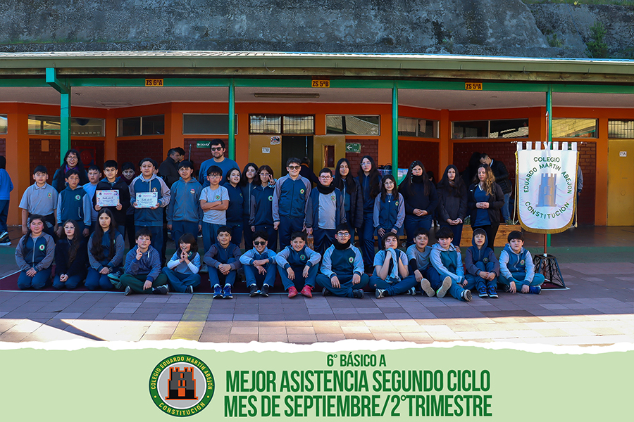  FELICITACIONES 6º BÁSICO A 